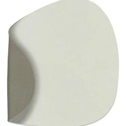 Curve Vändbart Glasunderlägg 11x13 cm, Linen/Flint Grey