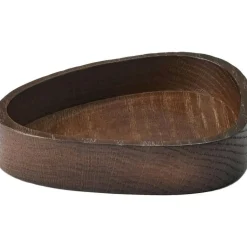 Curve Wood Box, Oak Smoked