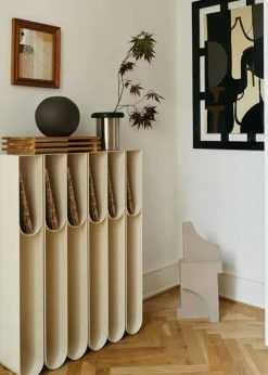 Kristina Dam Studio Piedestaler-Curved Piedestal, Svart