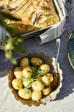 Dagny Serveringsskål 20 cm, Vit