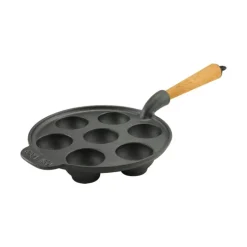 Carl Victor Stekpannor-Danish Aebleskiver Stekpanna 22 cm Med Handtag I Bok