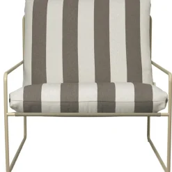 Ferm Living Loungefåtöljer & Utefåtöljer|Trädgårdsstolar-Desert Fåtölj, Kashmir / Stripe