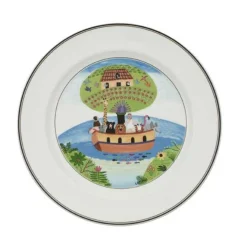 Villeroy & Boch Mattallrikar-Design Naif Tallrik Flat Noah's ark, 27 cm