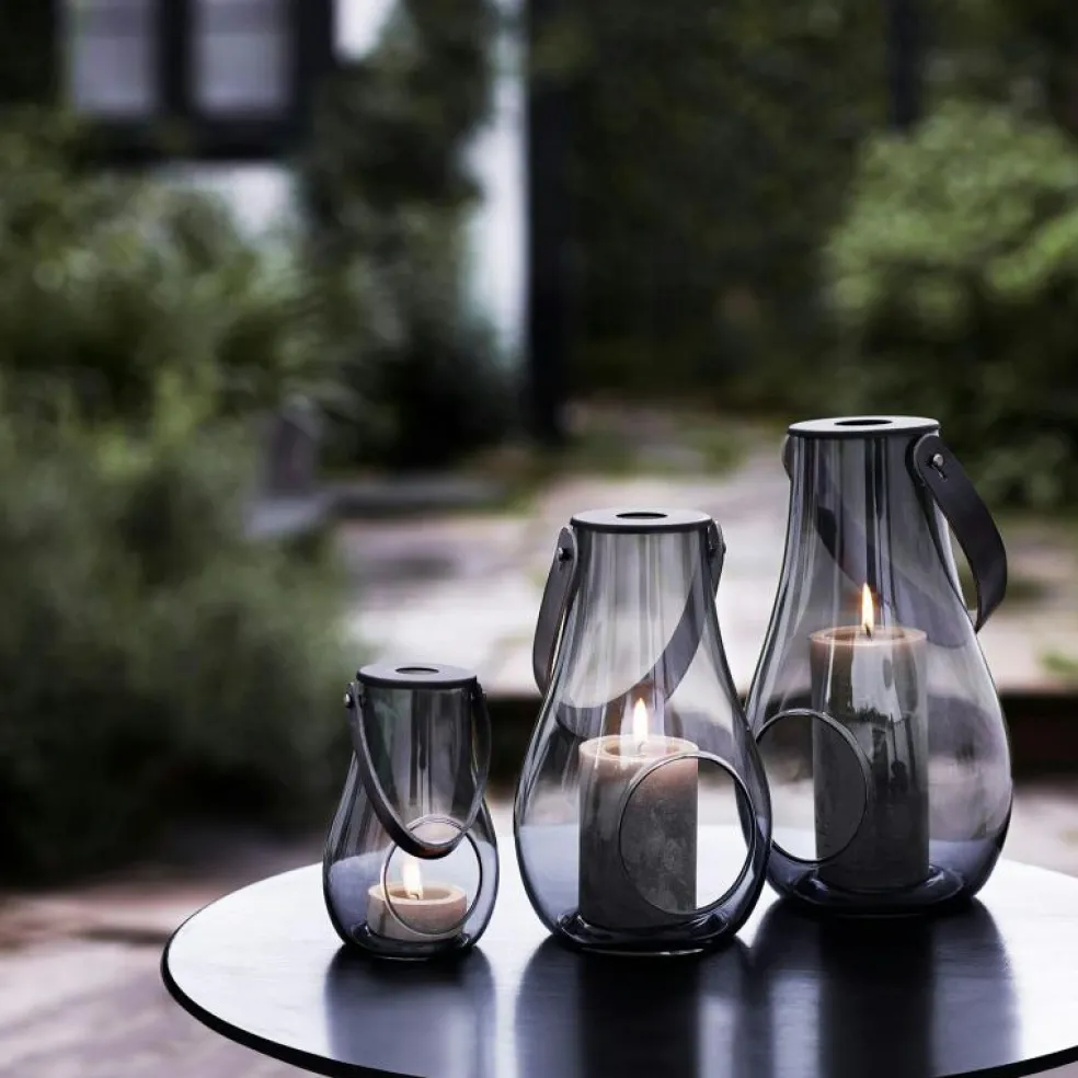 Design With Light Lykta 25 cm, Smoke