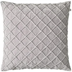 Deva Kuddfodral Silver Grey, 60x60 cm