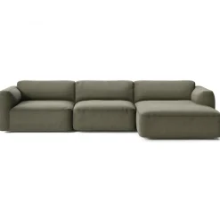&Tradition Modulsoffor|Hörnsoffor & Divansoffor-Develius Mellow 3-Sitssoffa, Konfiguration F, Karakorum 003