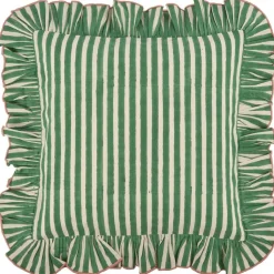 Pick a Poppy Prydnadskuddar & Fodral-Devon Kuddfodral 40x40 cm, Grön