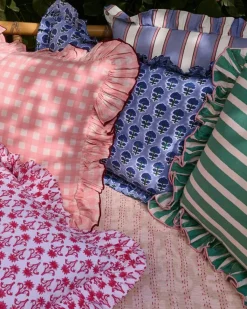 Pick a Poppy Prydnadskuddar & Fodral-Devon Kuddfodral 40x40 cm, Grön