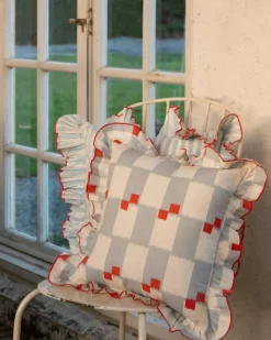 Pick a Poppy Prydnadskuddar & Fodral-Devon Kuddfodral 40x40 cm, Grön