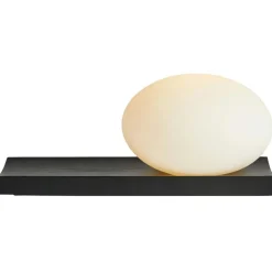 Dew Bordslampa / Vägglampa, Svartmålad Ask