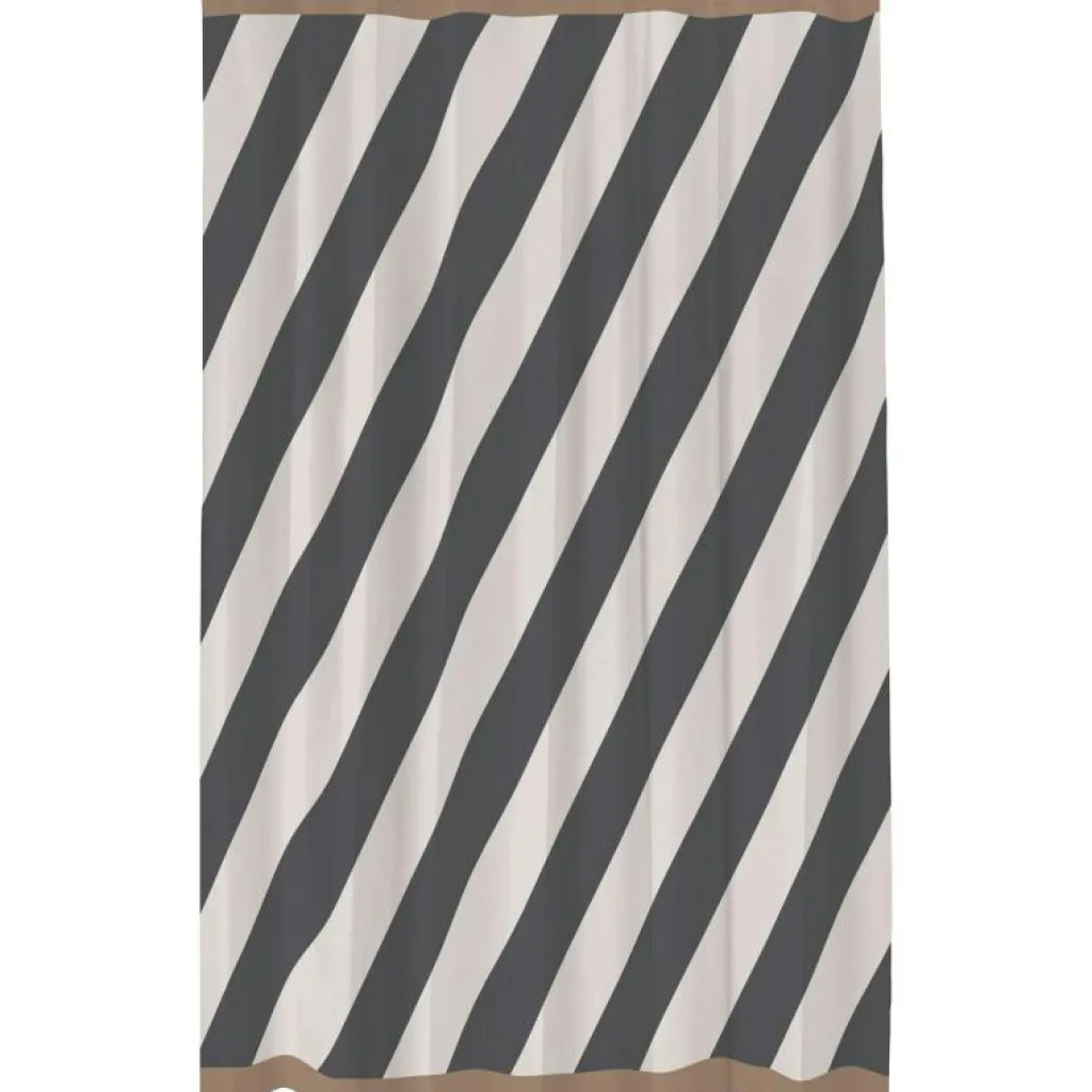 Mette Ditmer Duschdraperier-Diagonal Duschdraperi 150x200 cm, Olivgrön