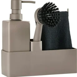 Zone Denmark Disktrasor, Diskborstar & Diskställ-Diskset 3 Delar, Taupe