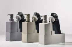 Zone Denmark Disktrasor, Diskborstar & Diskställ-Diskset 3 Delar, Taupe