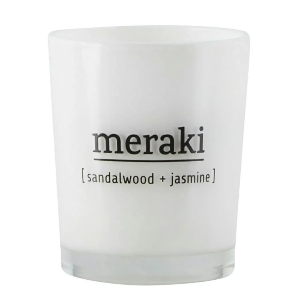 Meraki Doftljus-Doftljus 5,5x6,7 cm Sandalwood & Jasmine