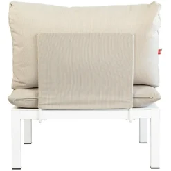 Fiam Utesoffor|Bänkar & Trädgårdsbänkar-Domino, metal part for backrest/armrest