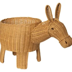 Barn Ferm Living Leksaksförvaring|Barnrumsdekoration-Donkey Förvaringskorg, Natur