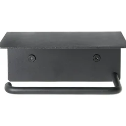 Ferm Living Toalettrullehållare-Dora Toapappershållare Med Hylla, Svart