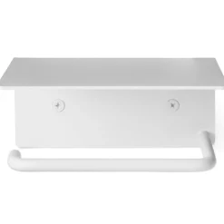 Ferm Living Toalettrullehållare-Dora Toapappershållare Med Hylla, Svart