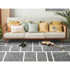 Chhatwal & Jonsson Prydnadskuddar & Fodral-Dot Ari Kuddfodral 50x50 cm, Spicy Yellow