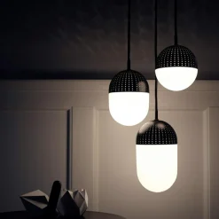 Woud Pendellampor-Dot Taklampa L,