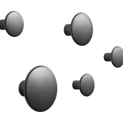 Dots Krokar Metall 5-pack, Mässing