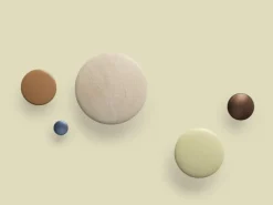 Dots Krokar Metall 5-pack, Mässing