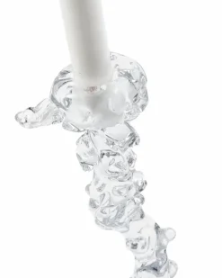 Drip Ljusstake Klar, L / 25 cm