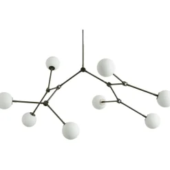 Drop Bulp Ljuskrona, Grå