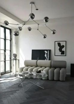 101 Copenhagen Ljuskronor & Takkronor-Drop Globe Pendel 150 cm, Krom