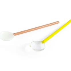 HAY Skedar-Duo Skedar Glas 2-pack, Ljusrosa / Bright Orange