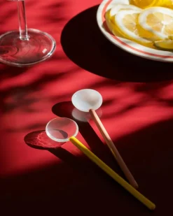 HAY Skedar-Duo Skedar Glas 2-pack, Ljusrosa / Bright Orange