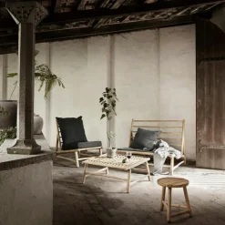 Dynor Till Loungefåtölj 55 cm, Vit