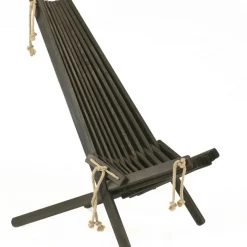 Ecochair Loungestol Oljad Furu, Grå