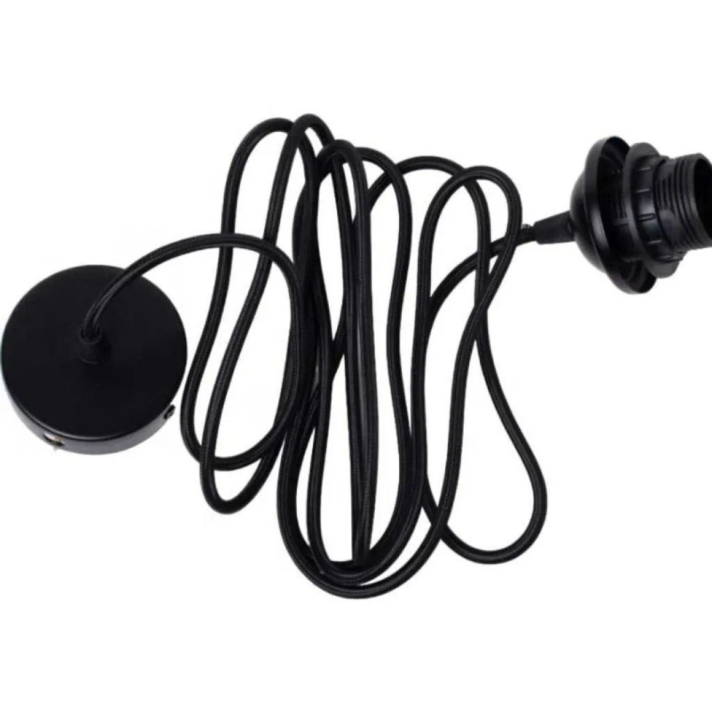 Edgeform Ljuskällor-E27 Ledningssæt til Pendel Med Baldakin 300 cm Hvid