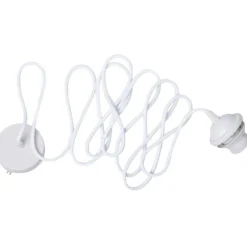 Edgeform Ljuskällor-E27 Ledningssæt til Pendel Med Baldakin 300 cm Hvid