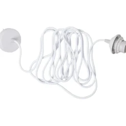 Edgeform Ljuskällor-Sladdställ Till Pendel Med Takkopp 500 cm, Svart