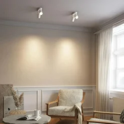 Edgeform Spotlights-Edgespot Double 65 Spotlight, Svart / Mässing