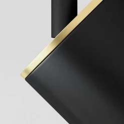 Edgespot Single 65 Spotlight, Vit / Mässing