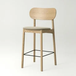 Decotique Barstolar & Barpallar-Elephant Barstol, Mörk Ek / Brunt Läder