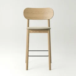 Decotique Barstolar & Barpallar-Elephant Barstol, Mörk Ek / Brunt Läder