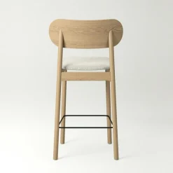 Decotique Barstolar & Barpallar-Elephant Barstol, Mörk Ek / Brunt Läder