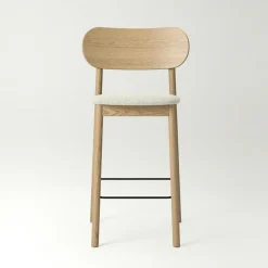 Decotique Barstolar & Barpallar-Elephant Barstol, Mörk Ek / Brunt Läder