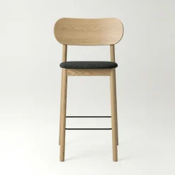 Decotique Barstolar & Barpallar-Elephant Barstol, Mörk Ek / Brunt Läder