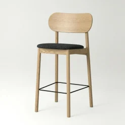 Decotique Barstolar & Barpallar-Elephant Barstol, Mörk Ek / Brunt Läder