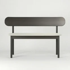 Decotique Bänkar-Elephant Bänk Smoked Oak / White Boucle