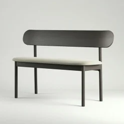 Decotique Bänkar-Elephant Bänk Smoked Oak / White Boucle