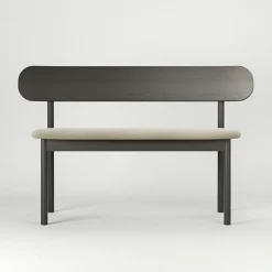 Decotique Bänkar-Elephant Bänk Smoked Oak / White Boucle