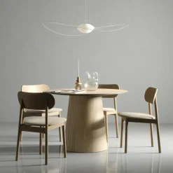 Elephant Stol, Naturlig Ek / Svart Läder