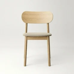 Elephant Stol, Naturlig Ek / Svart Läder