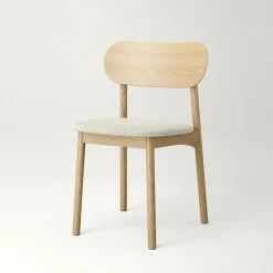 Elephant Stol, Naturlig Ek / Svart Läder